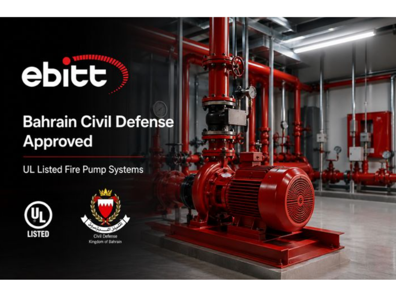 Bahrain Civil Defense Approval – Advancing with Our UL Listed Fire Pump Systems