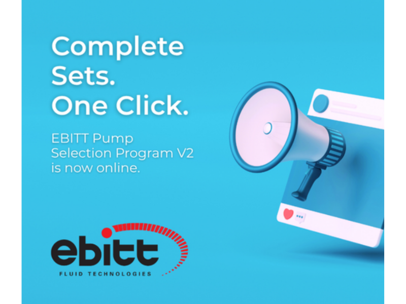 Ebitt Pump Selection Program V2 Is Live: Booster Sets and Fire Pump Sets Can Now Be Selected as Complete Packages